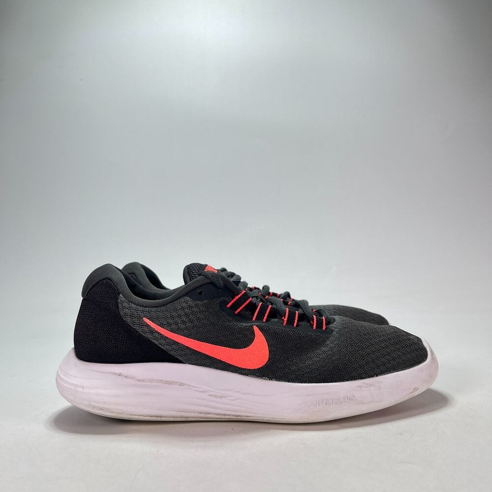 Nike LunarConverge Grey Black Crimson Running Shoes 852469-002 Women's Size 9